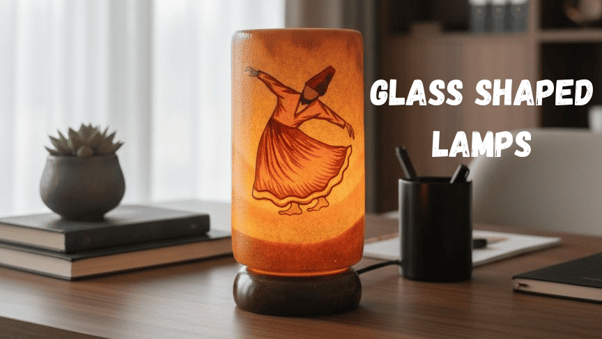 Glass shaped lamps