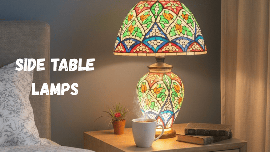 Premium Camel Skin Side Table Lamps Collection